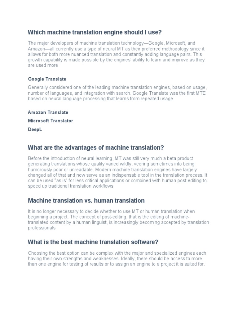 Machine Translation PDF