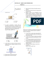 Prueba de Fisica 10º - Saber Cuarto Periodo 2022