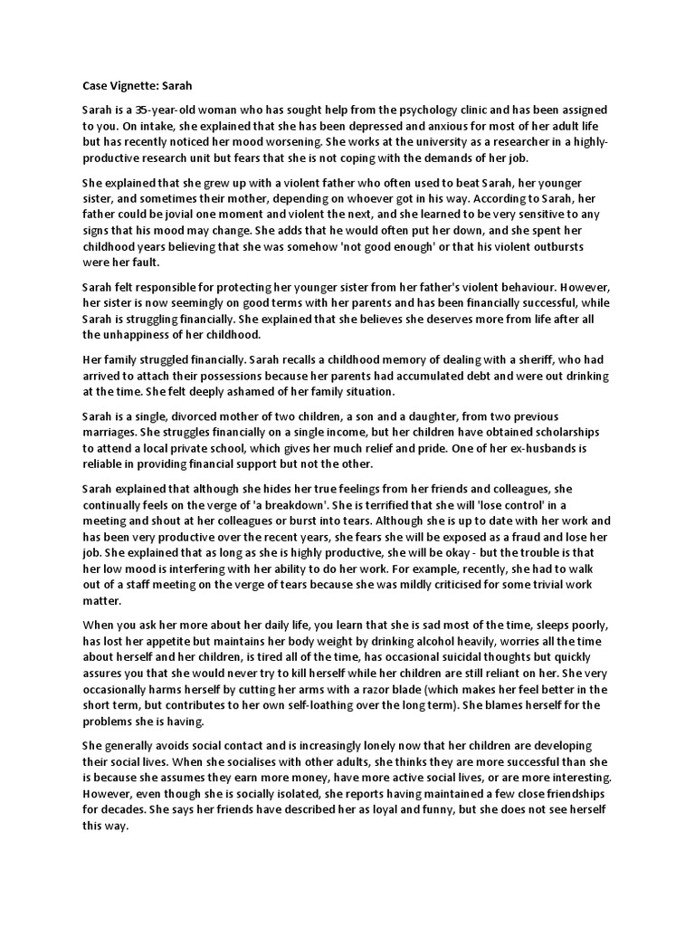 Sarah Psychology Descargar gratis PDF Psychology