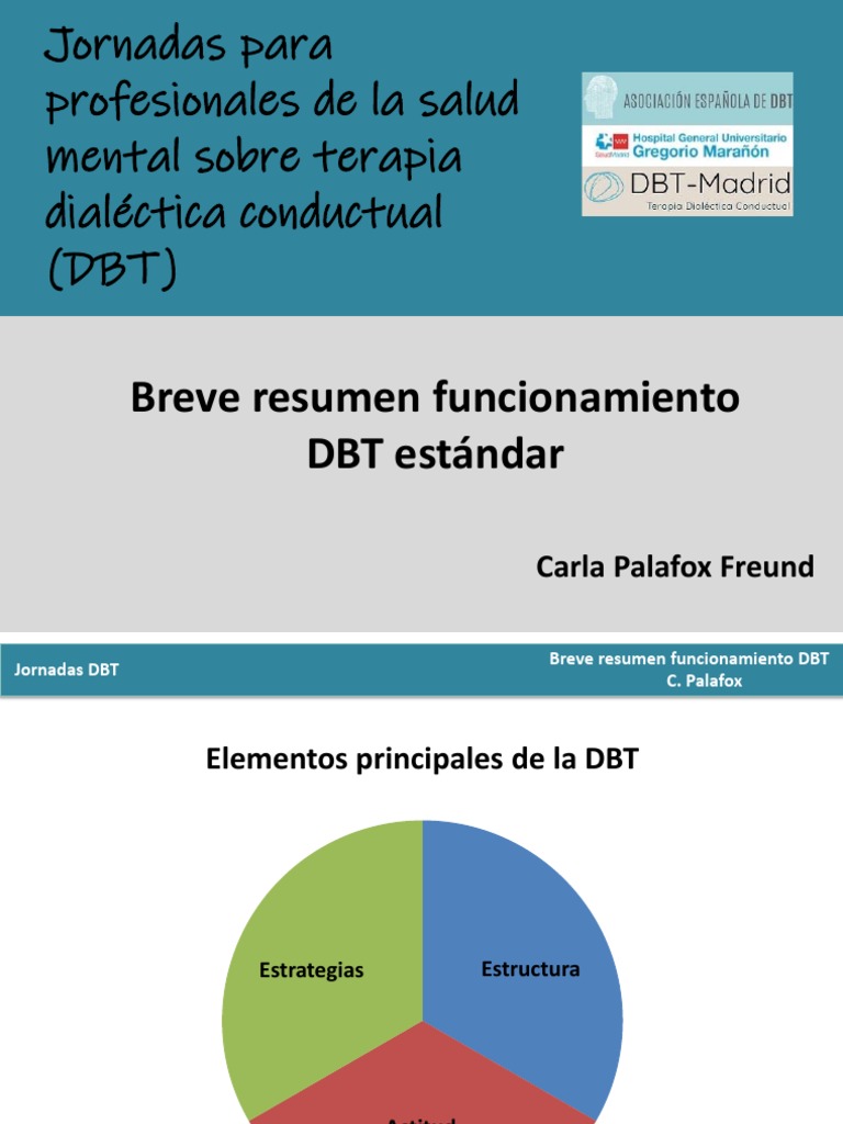 Breve Resumen Funcionamiento DBT Estándar: Carla Palafox Freund | PDF ...