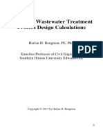 Biological Wastewater Treatment Process Design Calculations: Harlan H. Bengtson, Pe, PHD