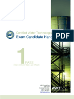 Exam Candidate Handbook: Certified Water Technologist (CWT)