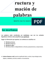 Estructura y Formación de Palabras