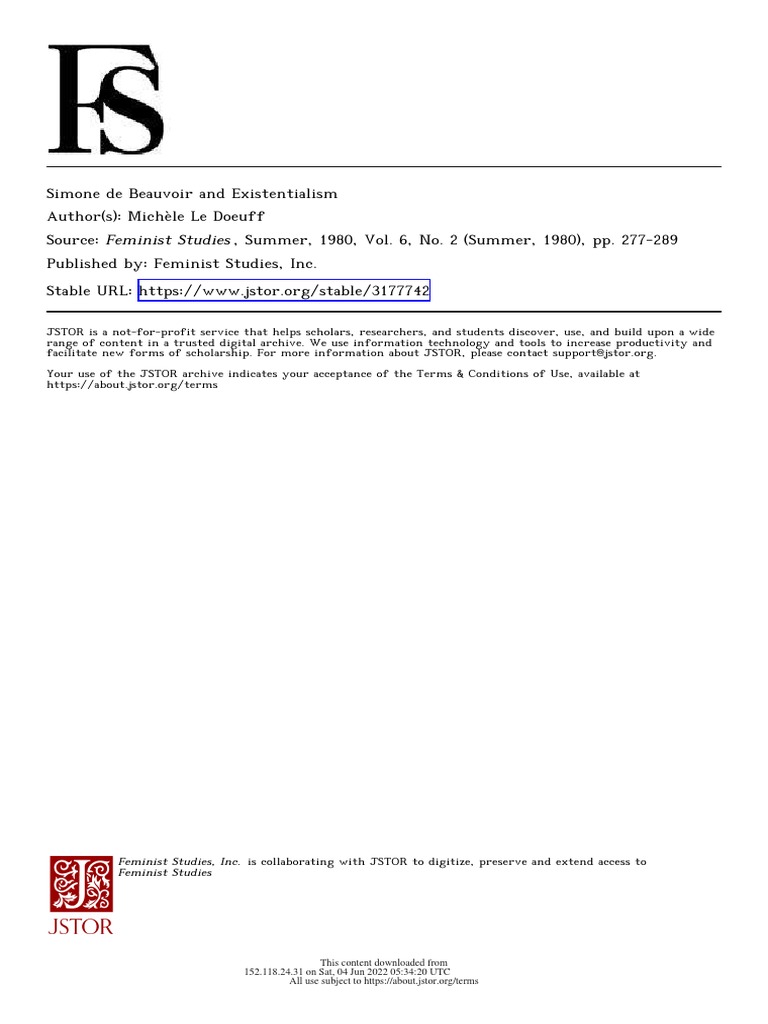 Unveiling the Legacy of Simone De Beauvoir: A Feminist Icon's Enduring Impact