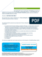 Attestation D'Assurance: Assistance Voyage