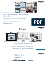 Video Content Management - Digitalisierung Der Hochschullehre