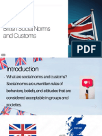 British Social Norms and Customs