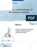 Departamento de Enfermería: Cuidado y Mantenimiento de Los Catéteres Centrales