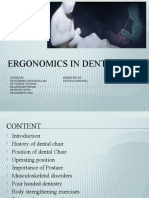 Ergonomics in Dentistry