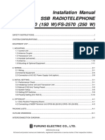 Installation Manual SSB Radiotelephone FS-1570 (150 W) /FS-2570 (250 W)