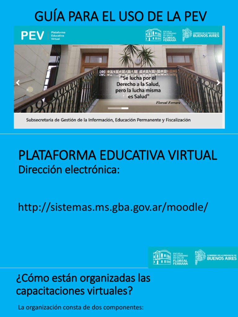 Guía de Uso de la Plataforma PEV | PDF | Aprendizaje | Comunicación