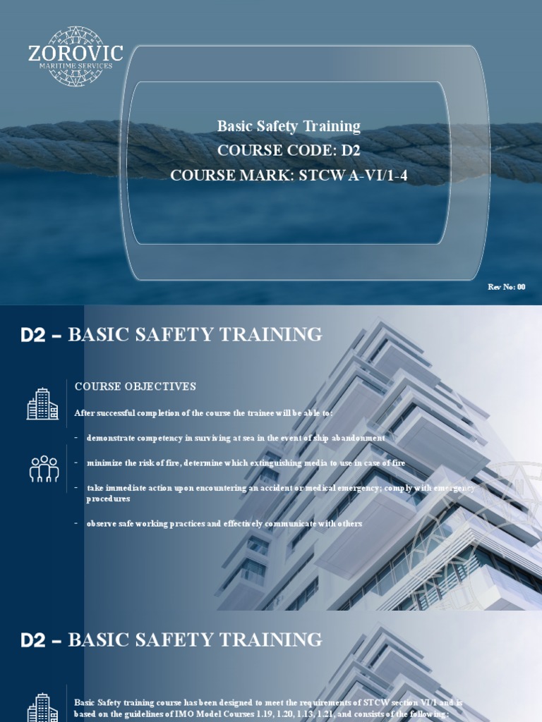 STCW D2 Basic Safety Training Overview | PDF