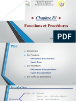 Chapitre 4-Procédures Et Fonctions 1 - VersionEtudiant