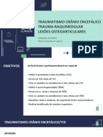 Traumatismo Crânio Encefálico Trauma Raquimedular Lesões Osteoarticulares