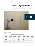 UHF Yagi Antenna