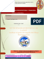 Ep706Bgr - Gestion Presupuestaria Y Financiera: Universidad Nacional de San Antonio Abad Del Cusco Escuela de Post Grado