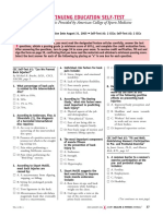 ACSM 2 Self-Test 1 2 CECs Self-Test 2 2 CECs