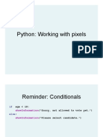 Phyton-Working With Pixels