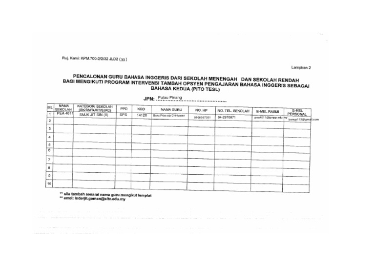 Form 1 | PDF