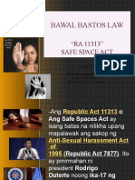 Ra 11313 Safe Spaces Act