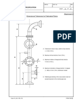 Dimensional Tolerances of Fabricated Pipes