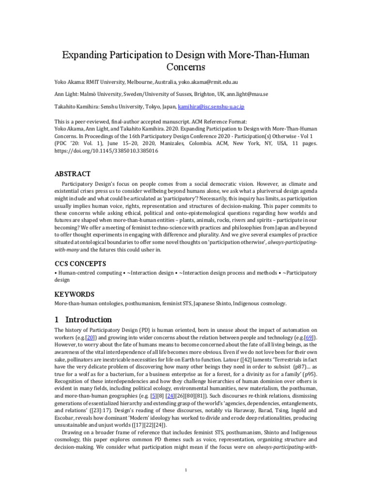 Expanding participation to design with m pdf ontology thought