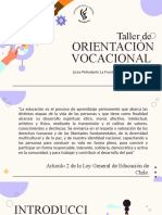 Orientación Vocacional: Taller de