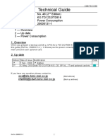 KME-TD-OCSG Power Consumption Technical Guide