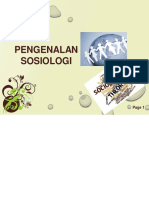 Pengenalan Sosiologi