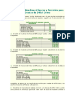 Taller Sobre Deudores Clientes y Provisión para Deudas de Difícil Cobro 2022