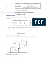 Circuit Analogique