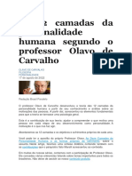 As 12 Camadas Da Personalidade Humana Segundo o Professor Olavo de Carvalho