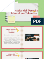 Principios Del Derecho Laboral en Colombia