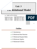 The Relational Model: Unit 3