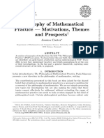 Carter, J. 2019 Philosophy of Mathematical Practice