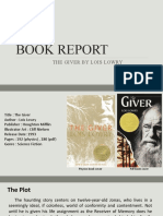 Book Report: The Giver by Lois Lowry