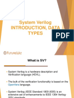 System Verilog Introduction, Data Types