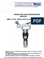 SEK 4-1CA, SEK 5-2CA and SEK 6-2CA: Operation and Maintenance Manual