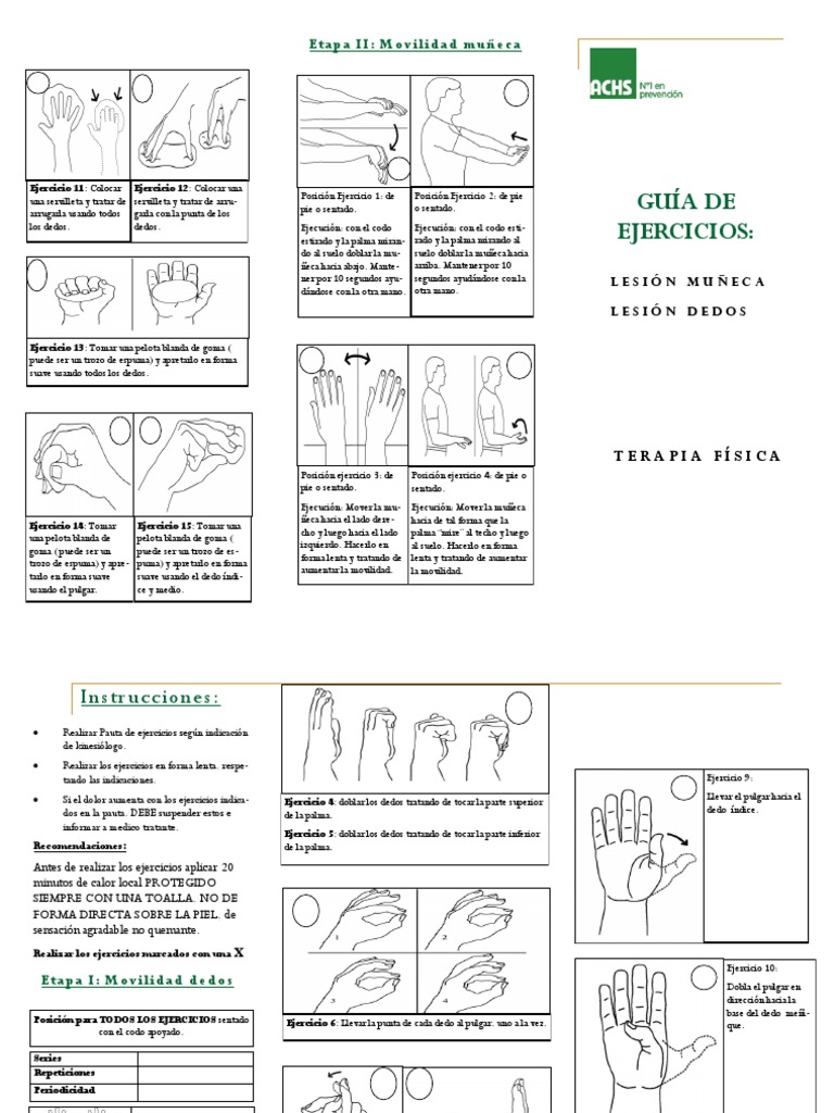 Dedos y mu eca pdf