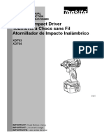 Makita XDT042 Manual