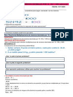 Multiplicación de Números Decimales Por 10, 100 Y 1000 (Adicional)