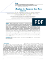 Speaker Identification For Business-Card-Type Sensors