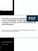 Proficiência Motora e Desempenho Motor Numa Habilidade Motora Aprendida em Crianças Normais e Com Dificuldades de