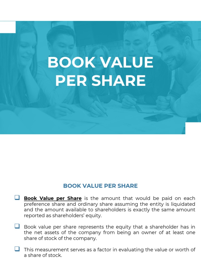 Book value per share pdf book value stocks