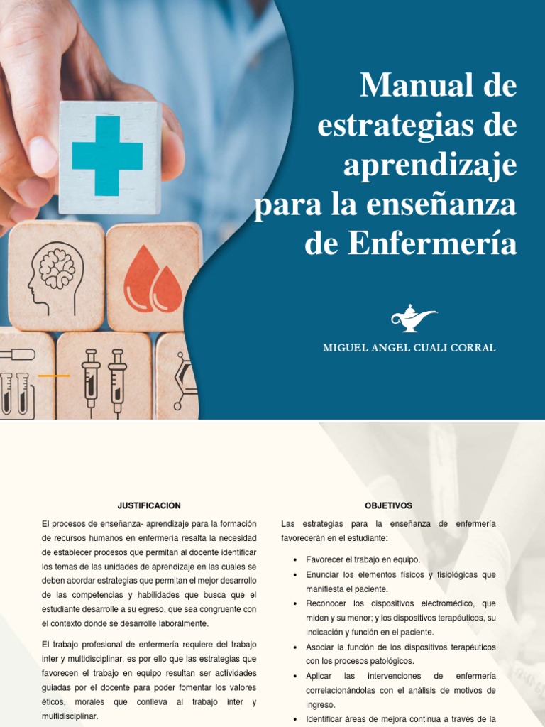 Manual de Estrategias de Aprendizaje para La Enseñanza de Enfermería | PDF