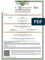 Certificado Secundaria Marisol