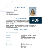 Astrid Rocío Ruiz Melo: Perfil Profesional