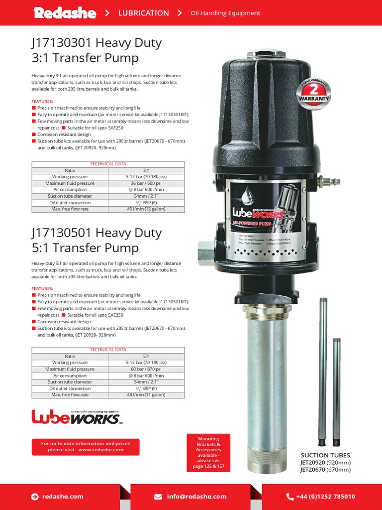 Lubeworks Bomba de Aceite. PDF Pump Manufactured Goods