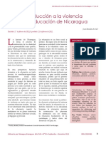 Introducción A La Violencia en La Educación de Nicaragua