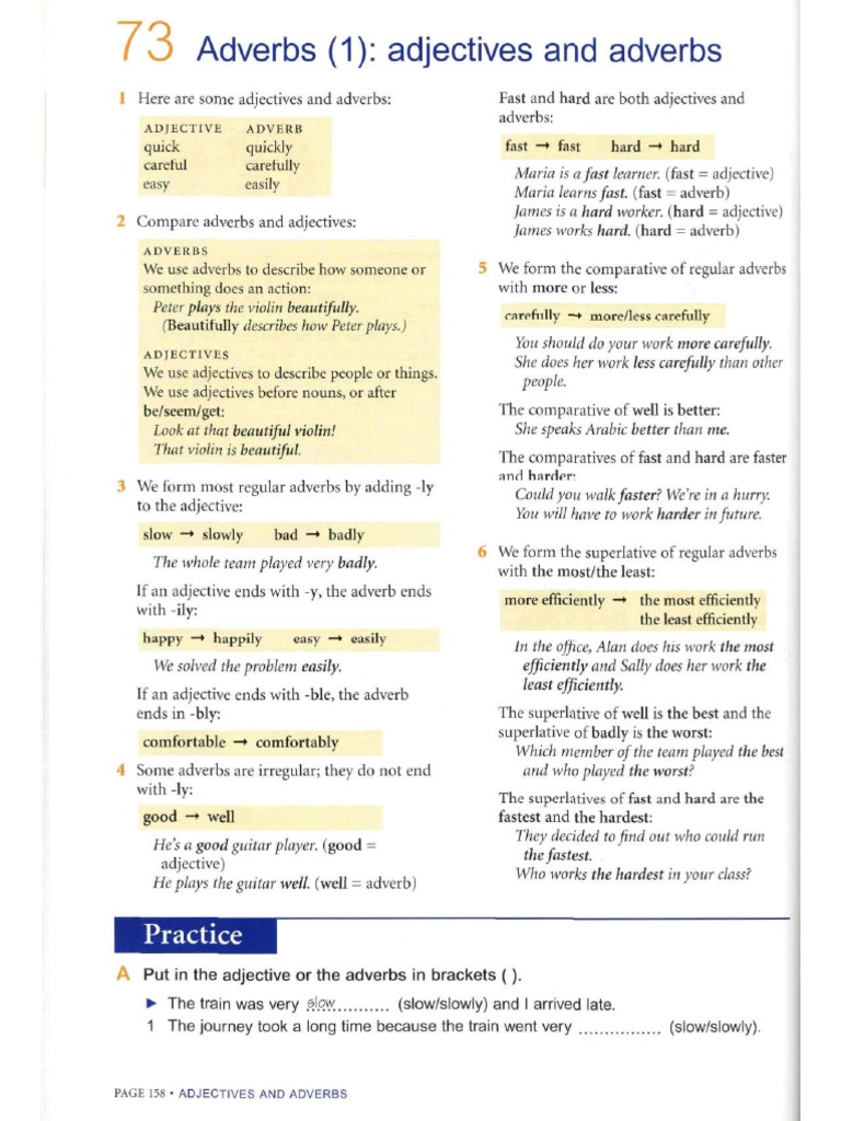 ADJ and ADV | PDF